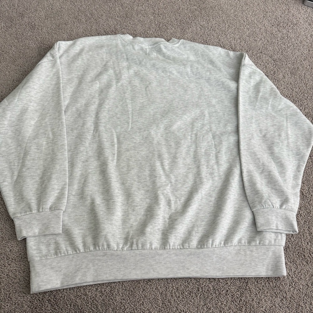 USC Trojans Oversized Sweater XXL Gameday Couture Gray Drop Shoulder Crew Neck - Picture 5 of 10